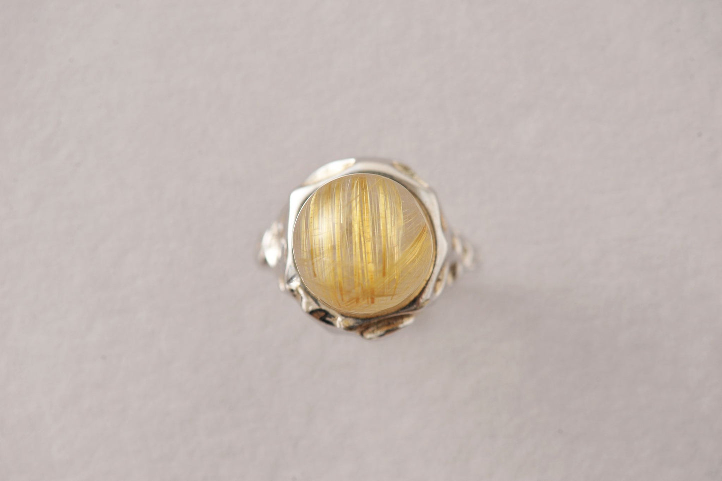 Tangible Vision Rutilated Quartz Ring