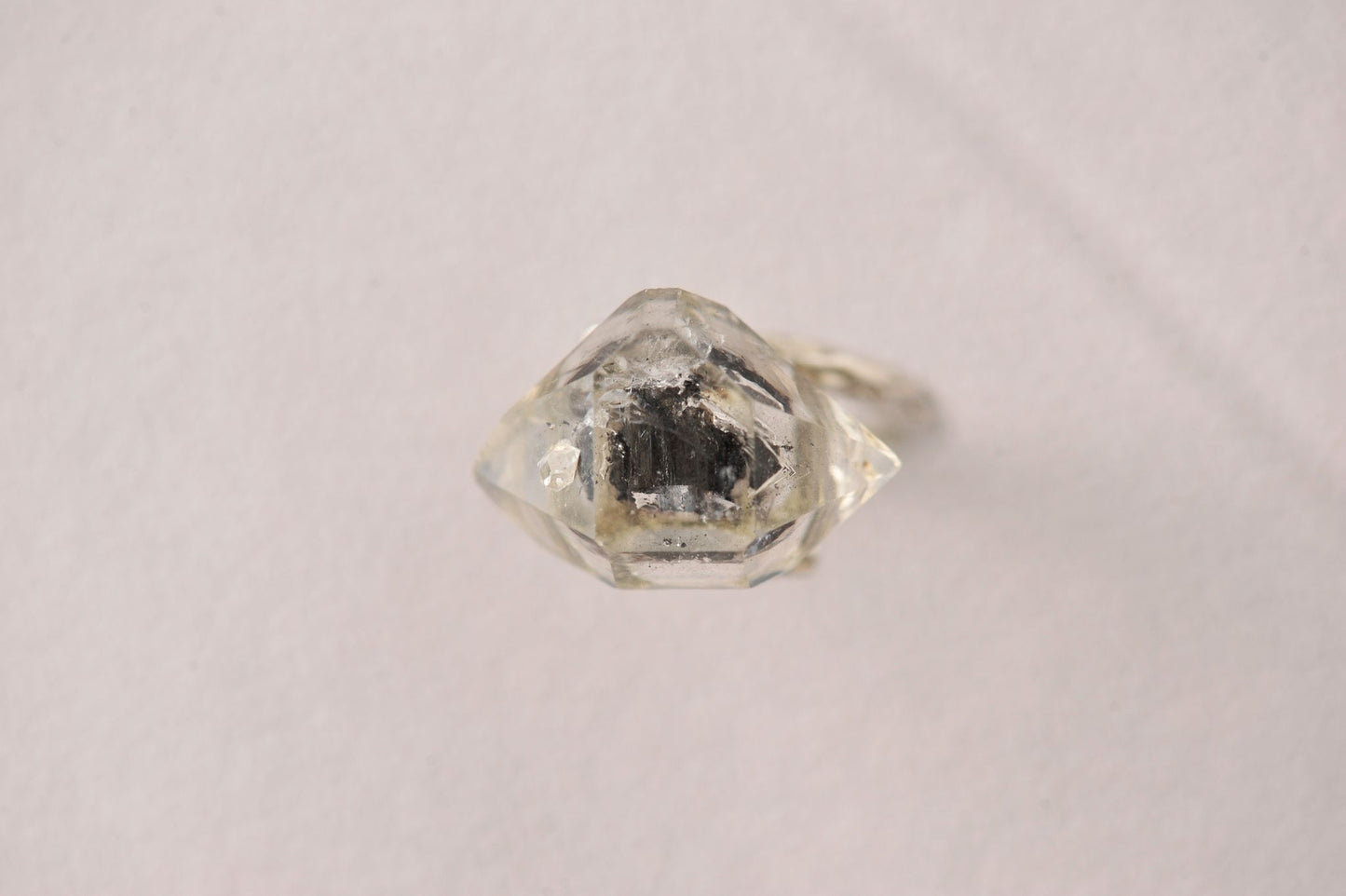 Third Eye Diamond Herkimer Ring