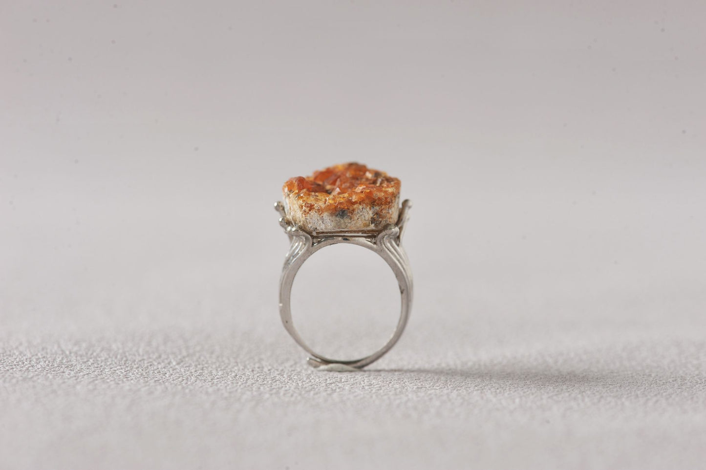 Prosperity Hessonite Garnet Mineral Ring