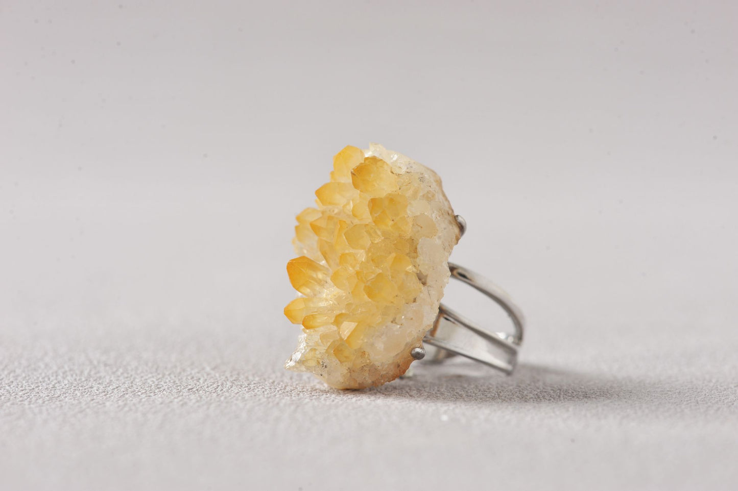 Solar Harvest Citrine Ring
