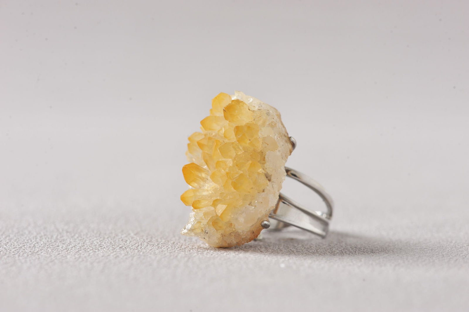 Solar Harvest Citrine Ring