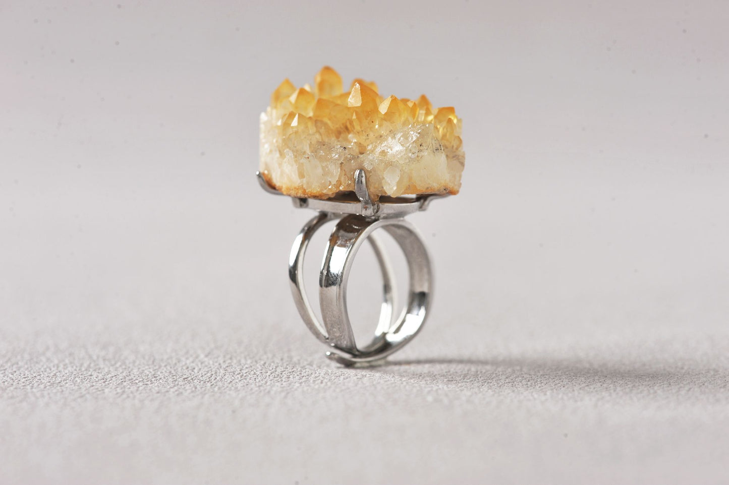 Solar Harvest Citrine Ring
