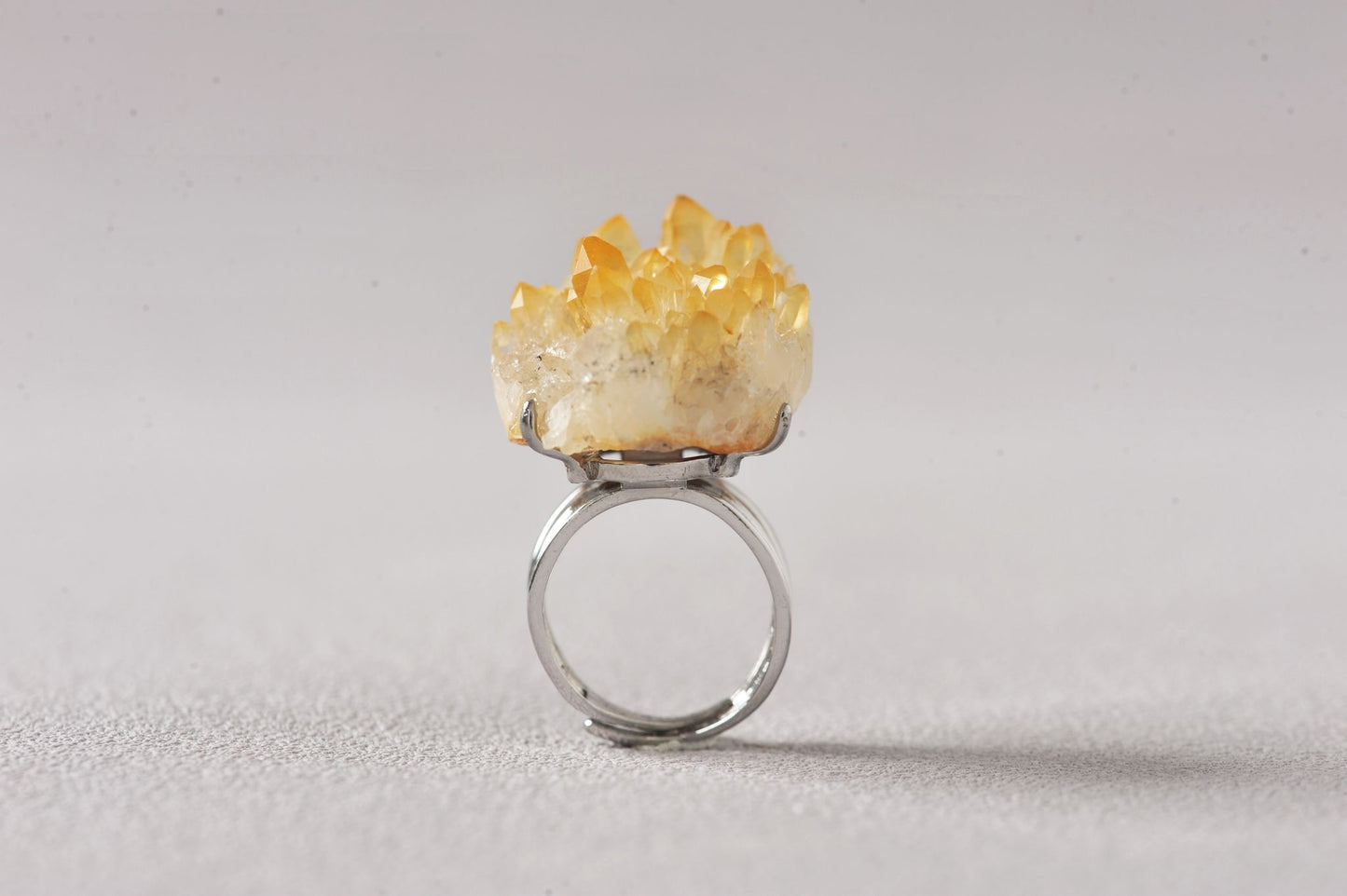 Solar Harvest Citrine Ring