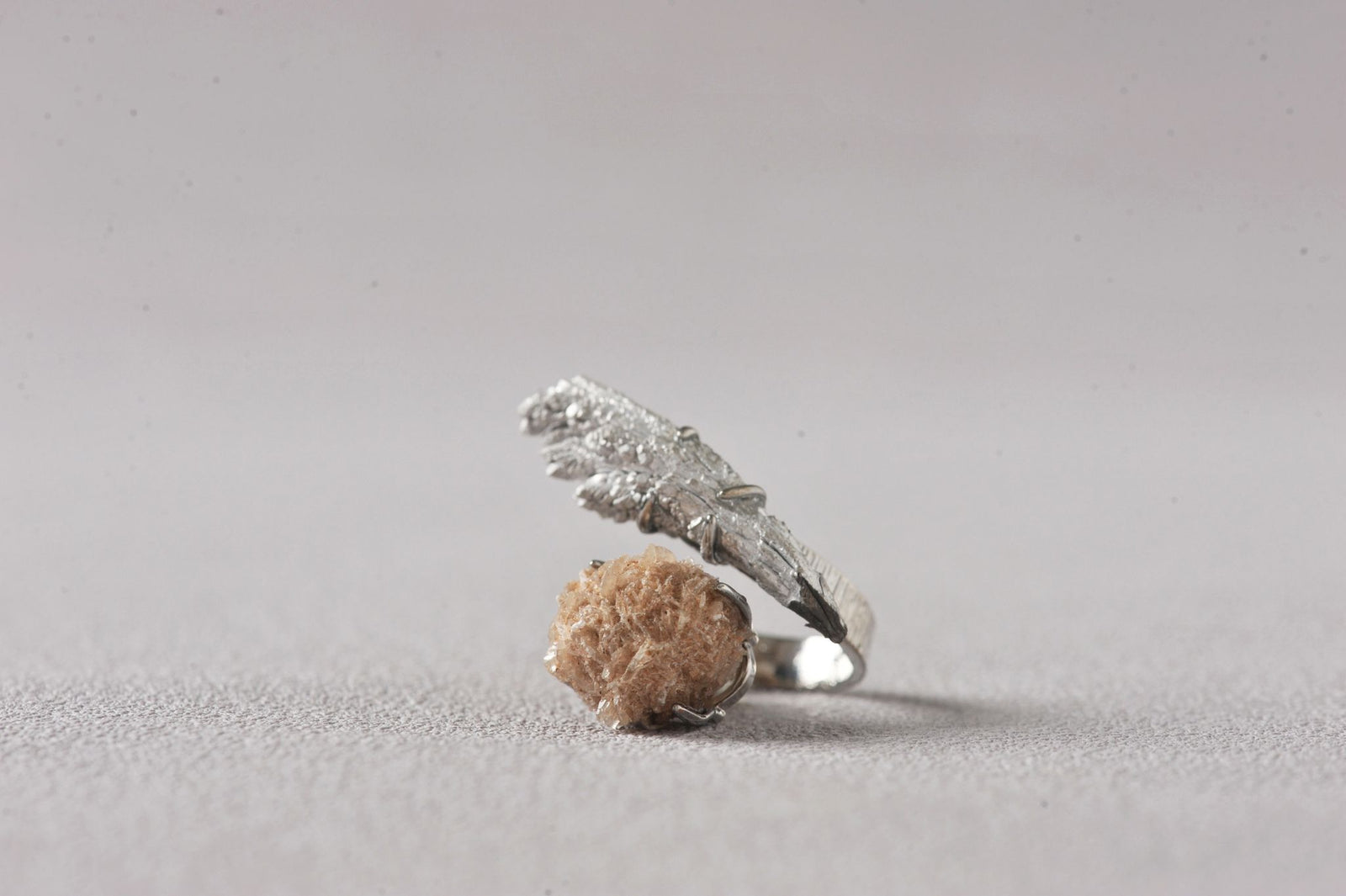 Conductive Bloom Desert Rose Ring