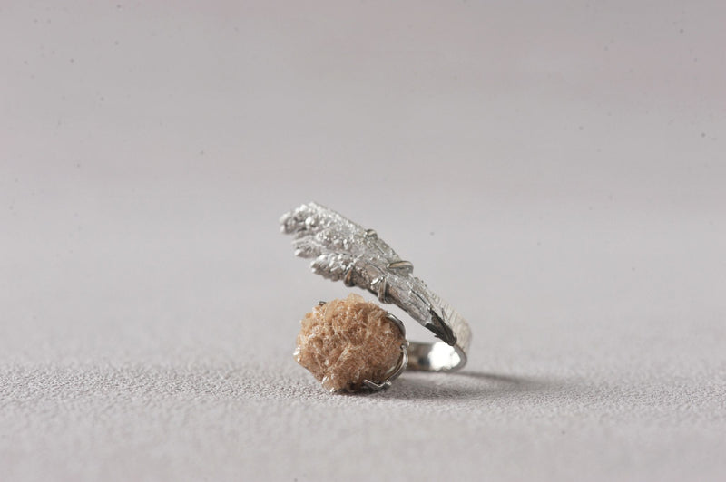 Conductive Bloom Desert Rose Ring