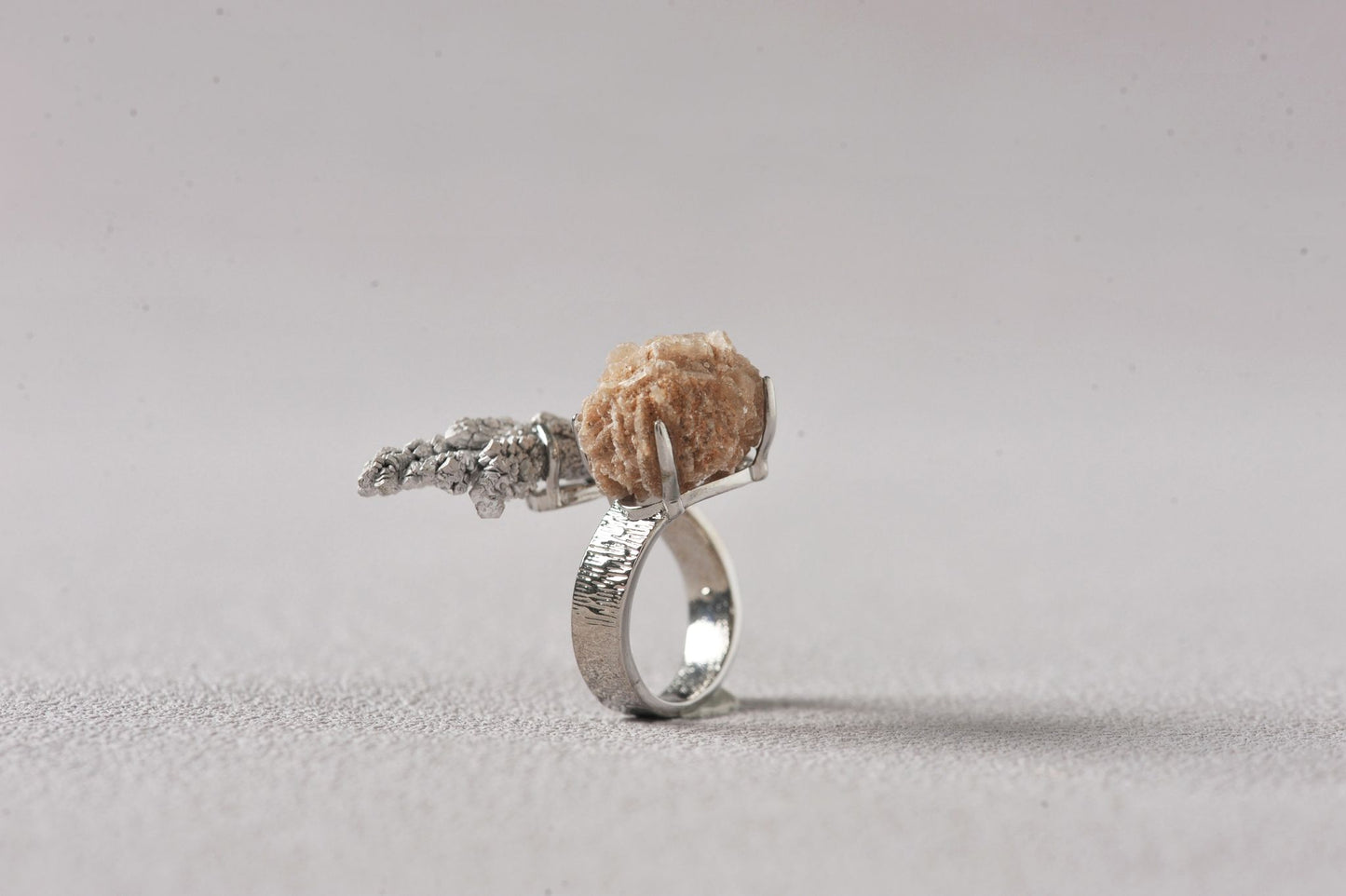 Conductive Bloom Desert Rose Ring