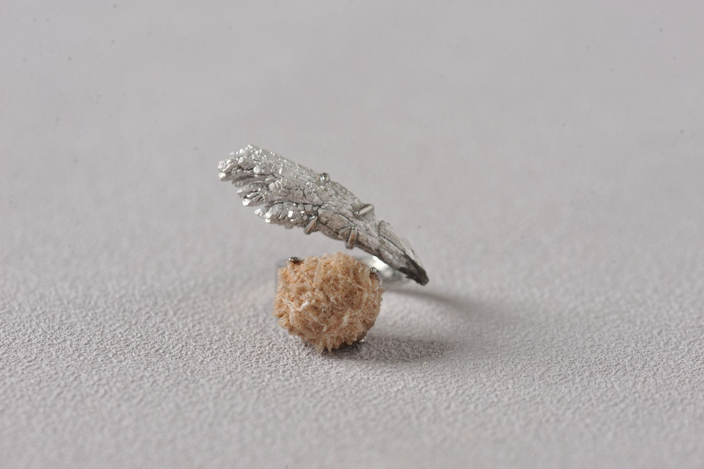 Conductive Bloom Desert Rose Ring