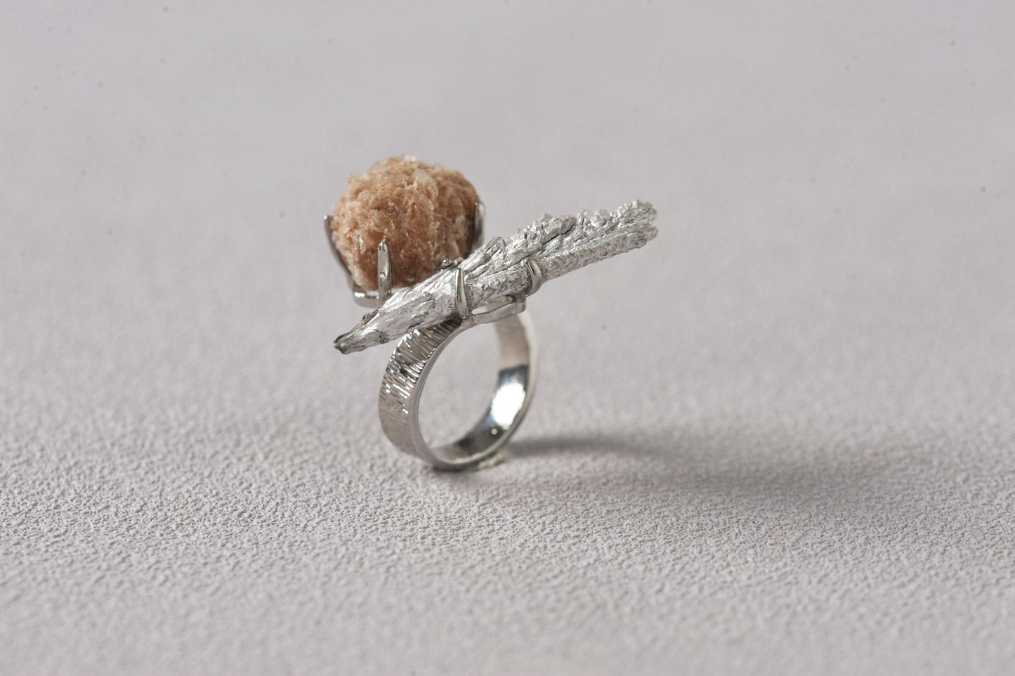 Conductive Bloom Desert Rose Ring