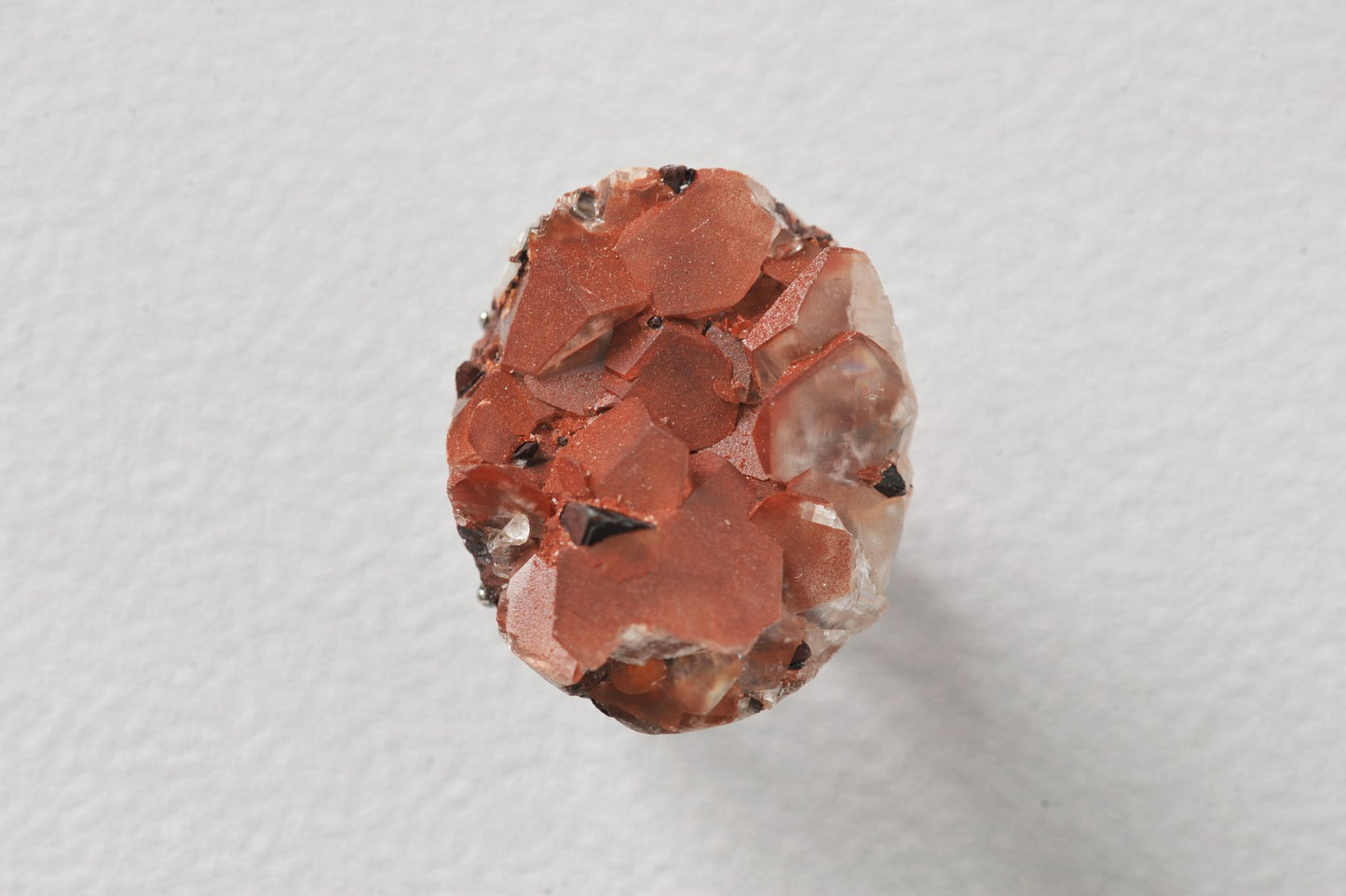 Chocolate Hematite Quartz Specimen Ring