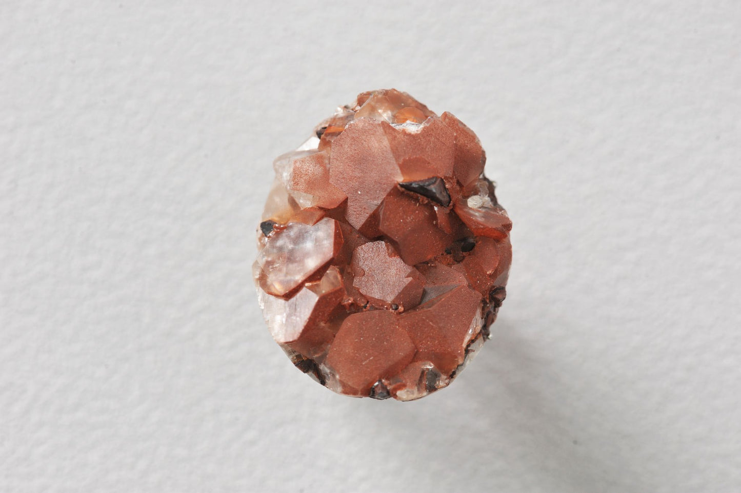 Chocolate Hematite Quartz Specimen Ring