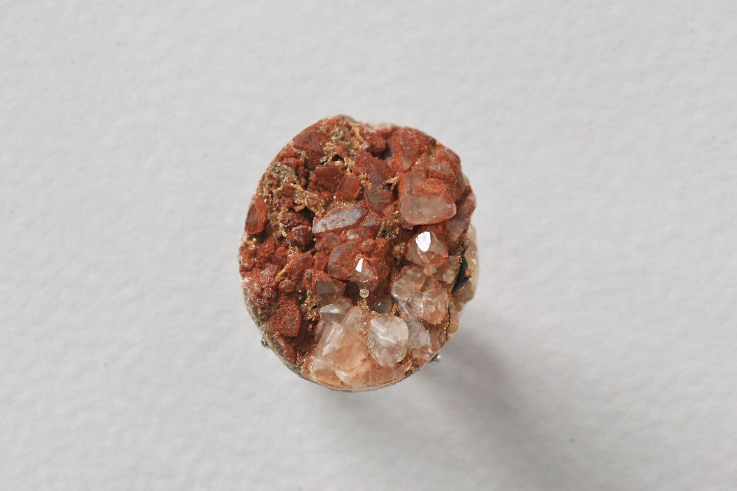 Red Hematite Cluster Specimen Ring
