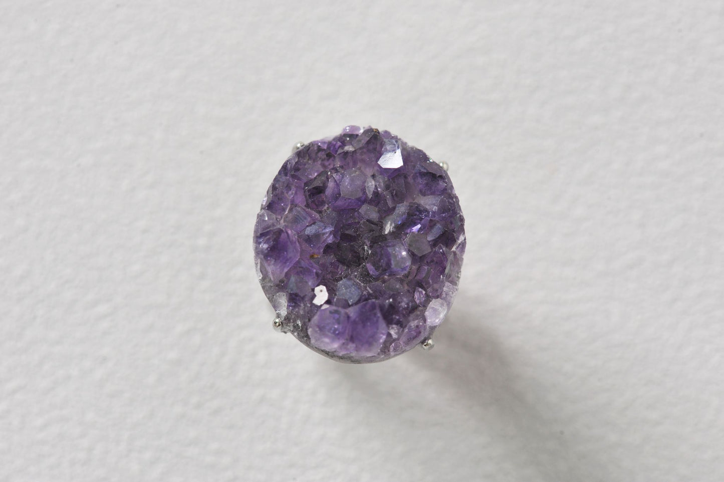 Wisdom Keeper Amethyst Cluster Ring