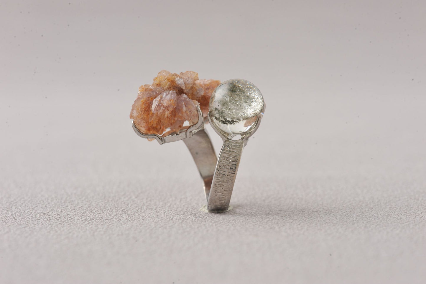 Flash Memory Crystal Ring