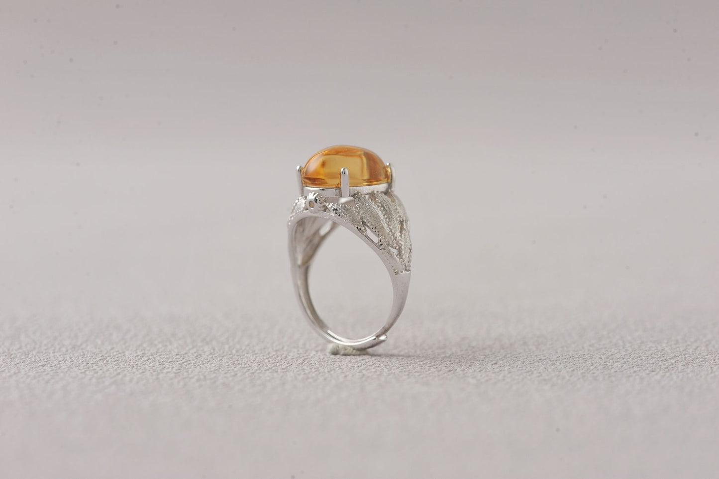 Citrine Lens of Abundance Ring