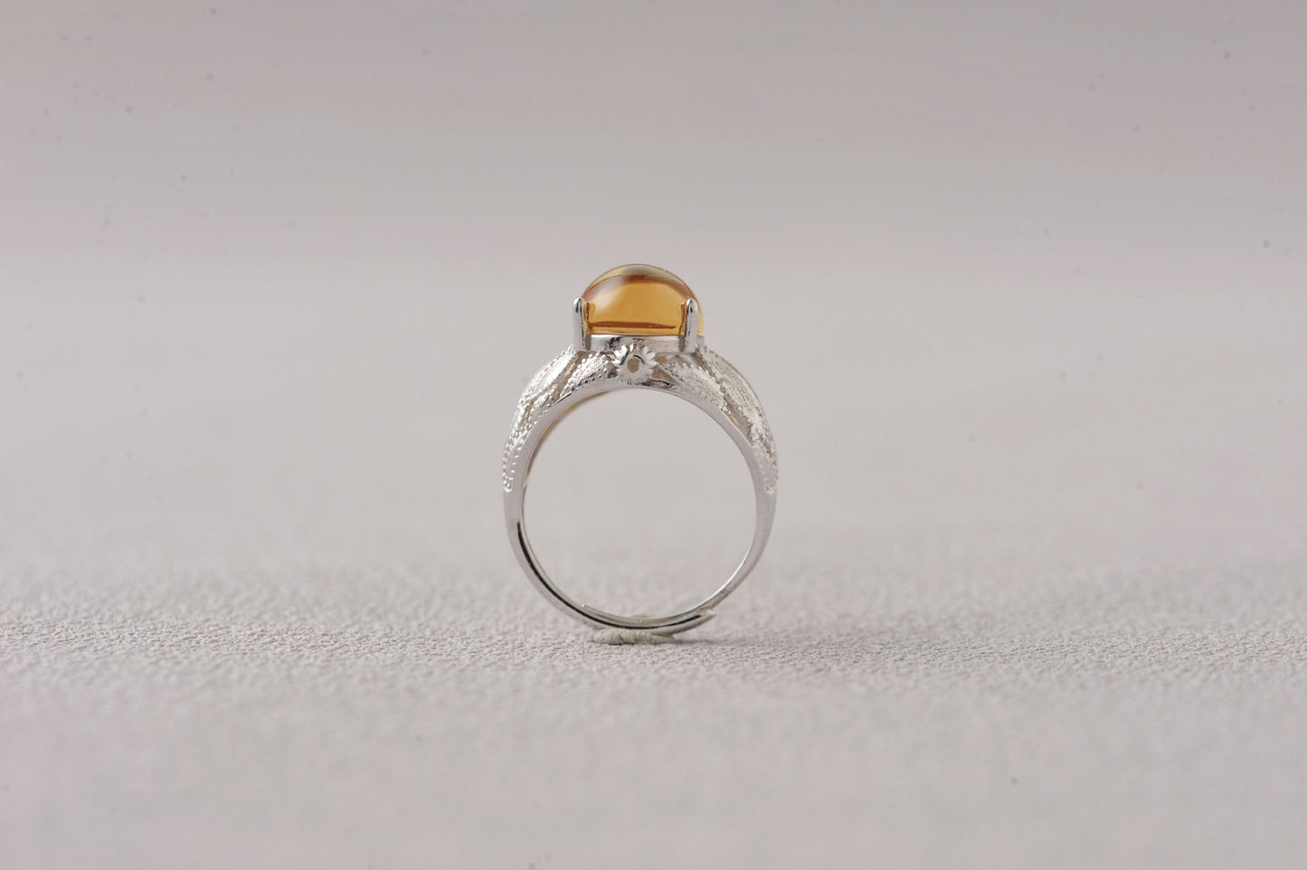 Citrine Lens of Abundance Ring