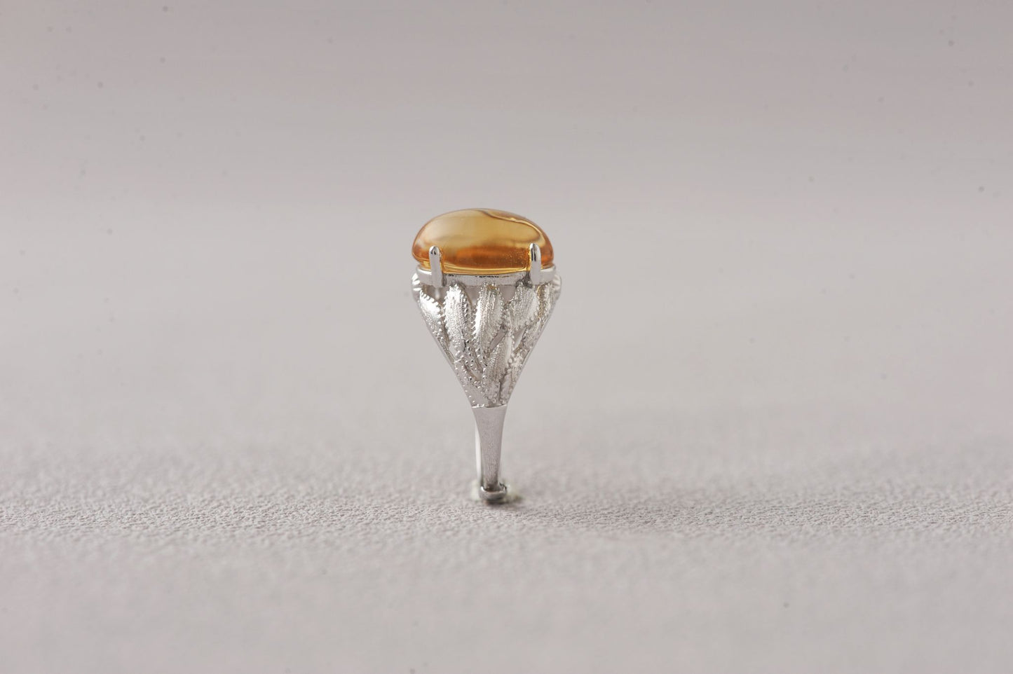 Citrine Lens of Abundance Ring