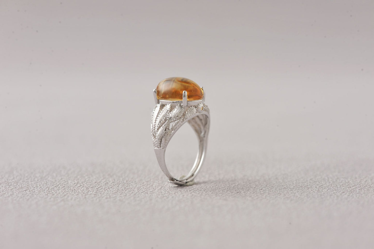 Citrine Lens of Abundance Ring