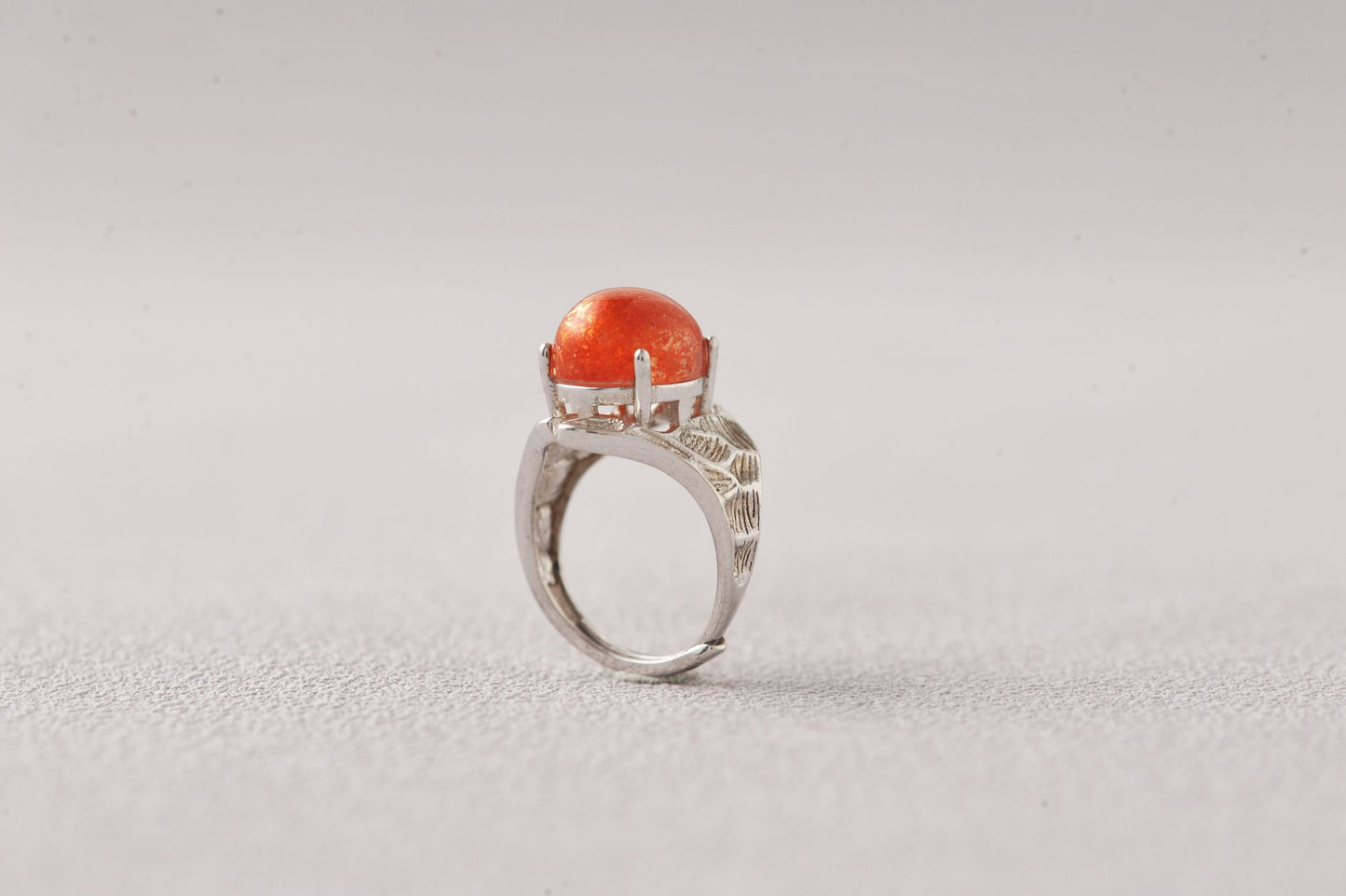 Warmthkeeper Sunstone Ring