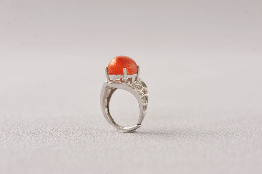 Warmthkeeper Sunstone Ring