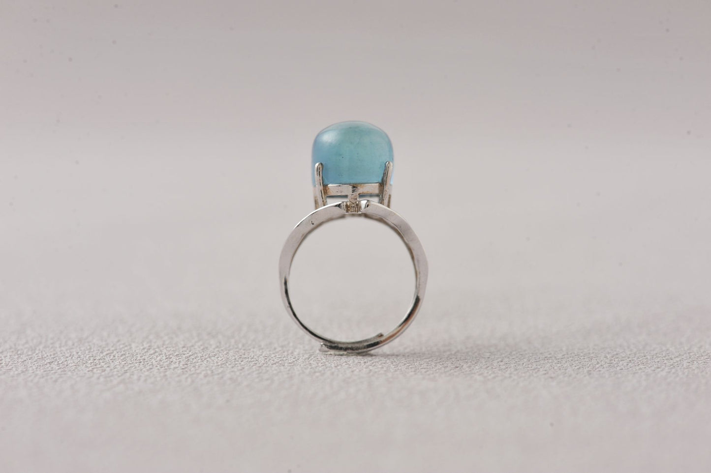 Pakistan Aquamarine Crystal Statement Ring