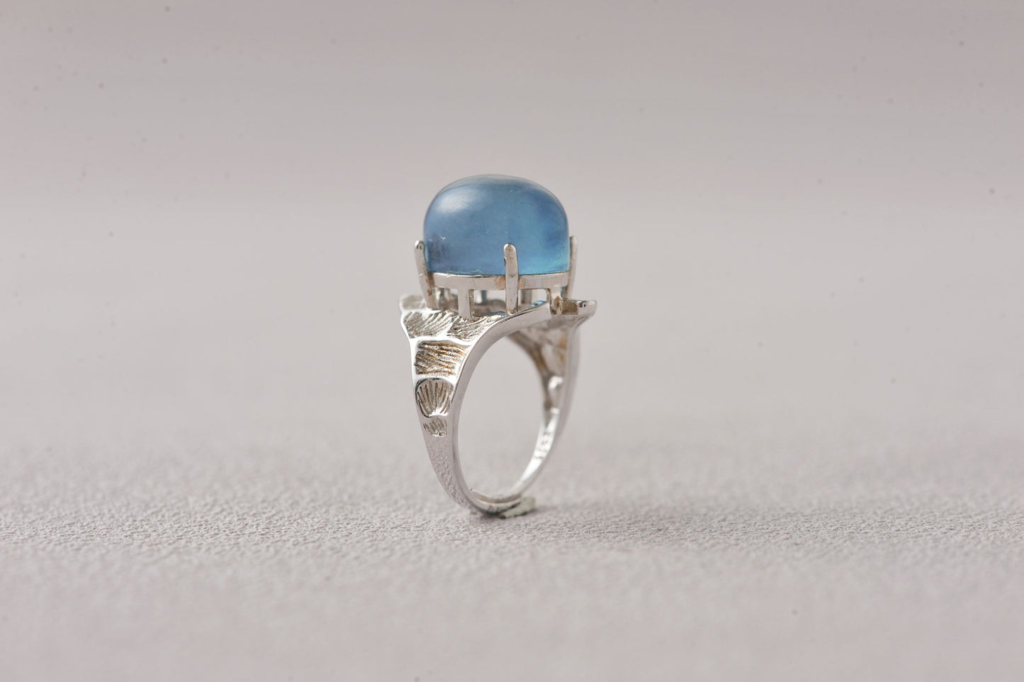 Pakistan Aquamarine Crystal Statement Ring
