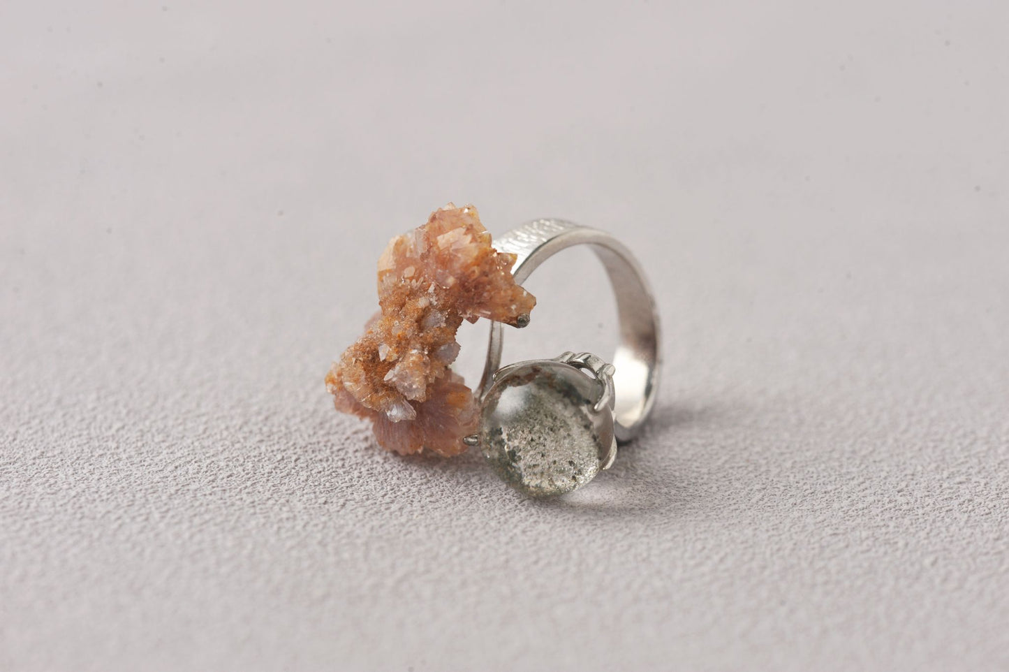Flash Memory Crystal Ring