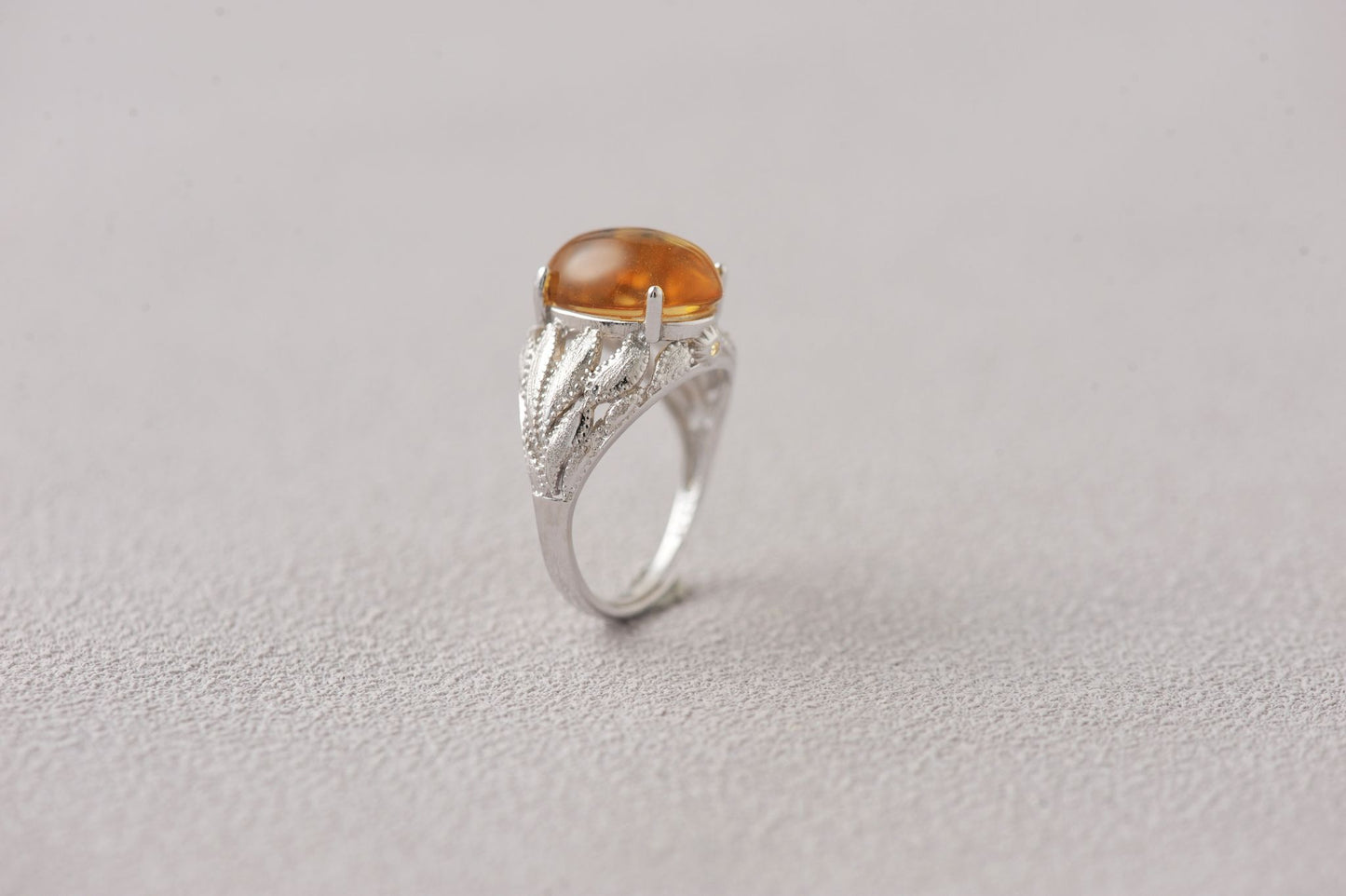 Citrine Lens of Abundance Ring