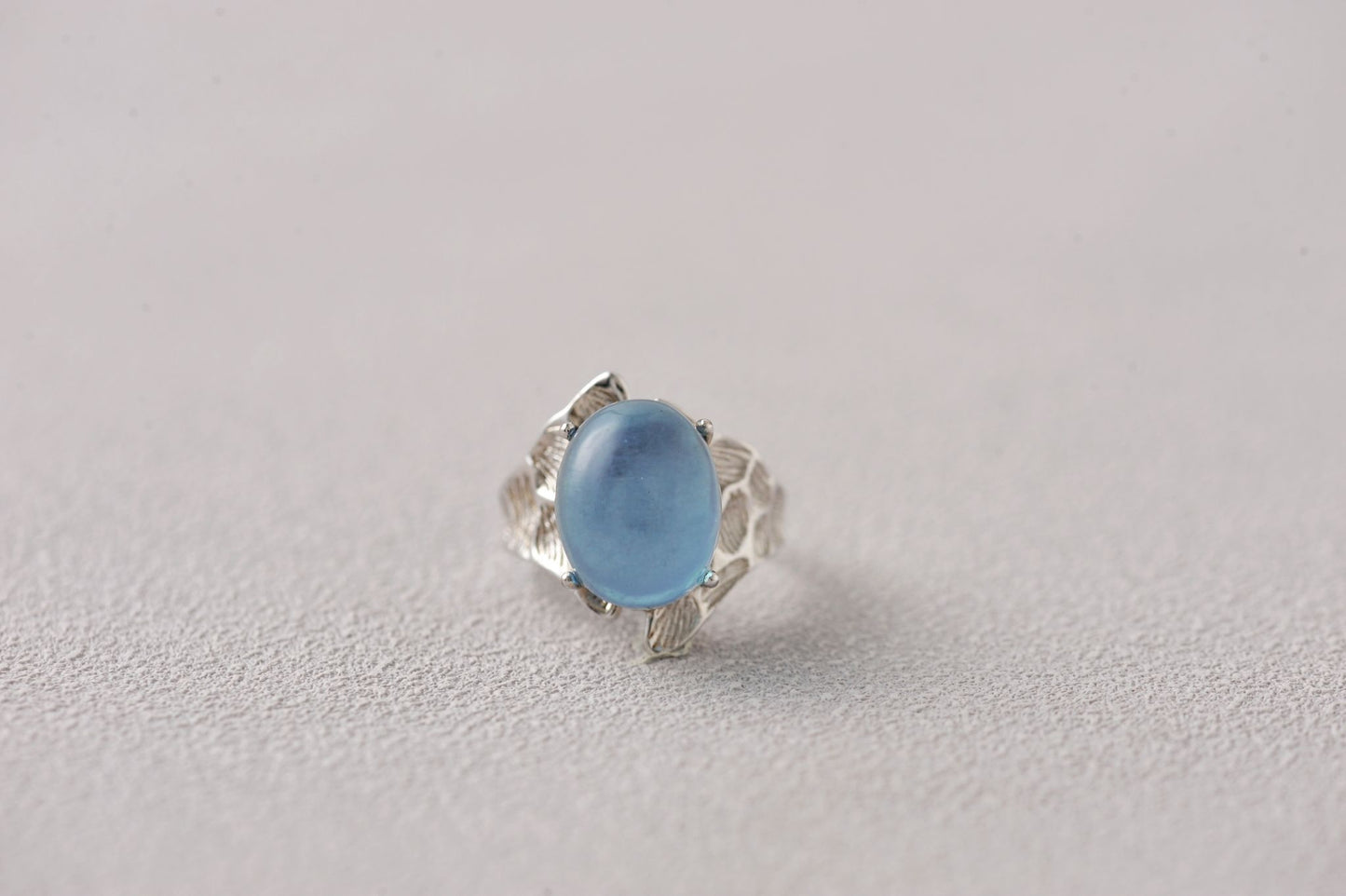 Pakistan Aquamarine Crystal Statement Ring