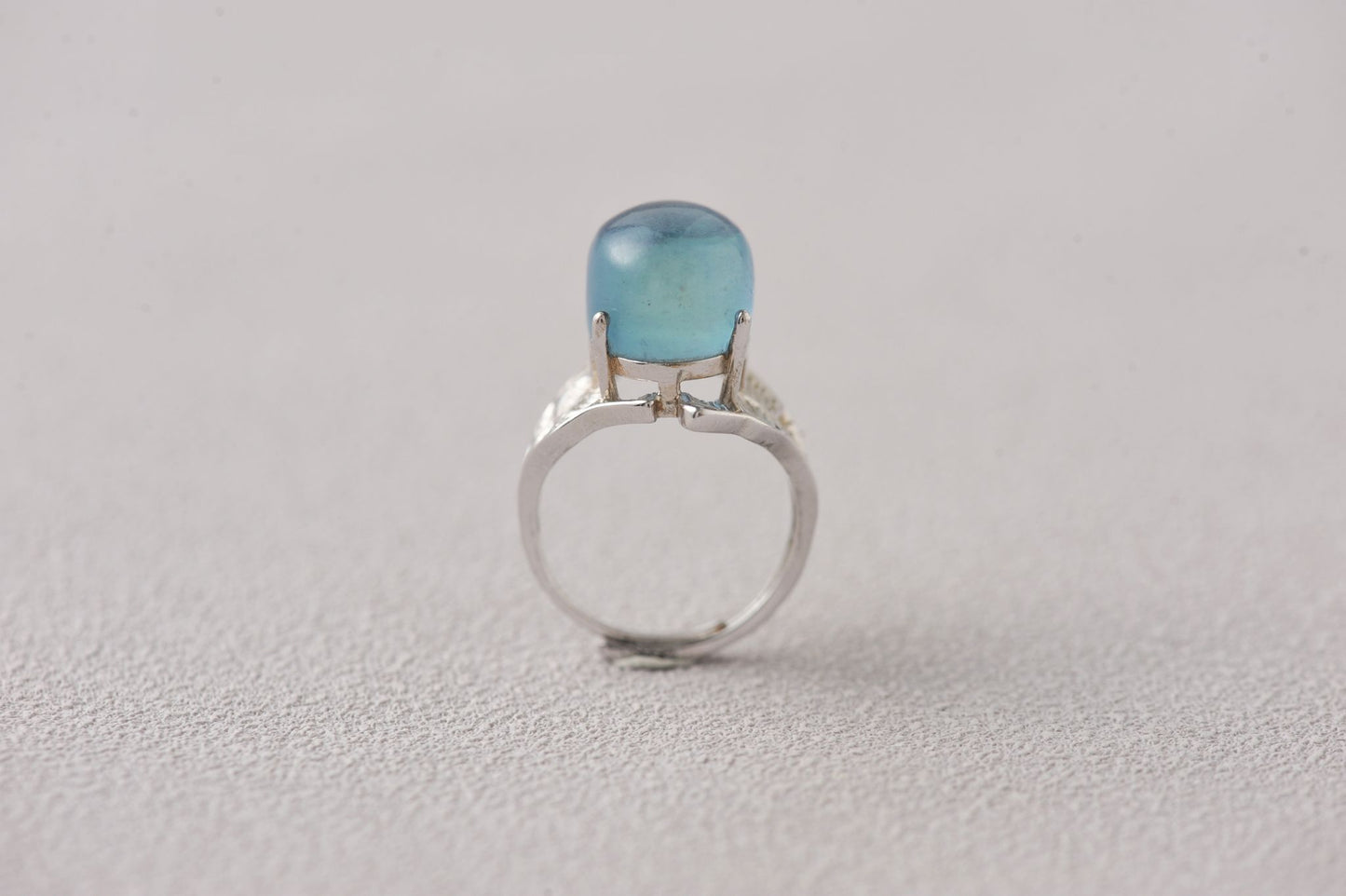 Pakistan Aquamarine Crystal Statement Ring