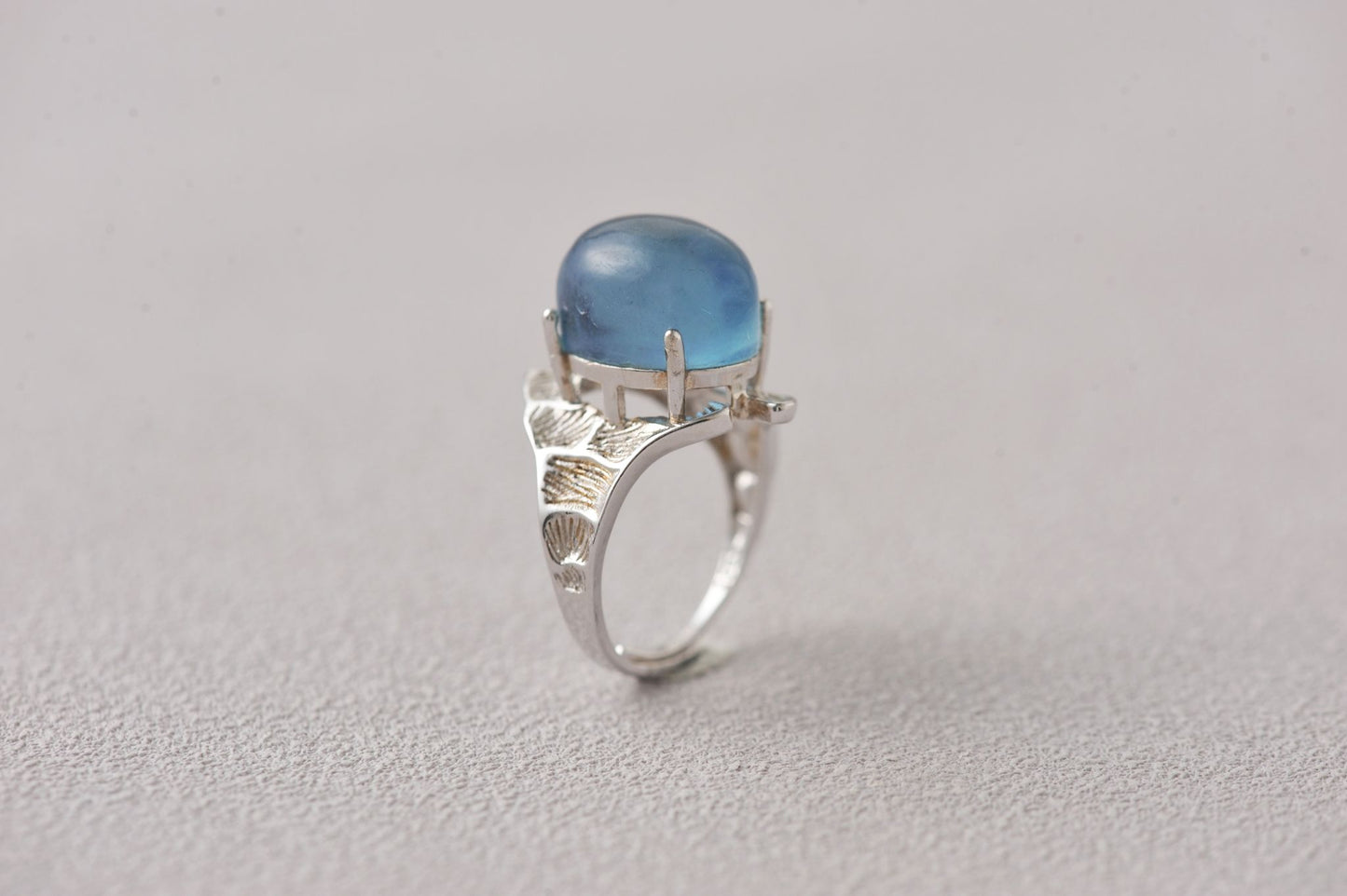 Pakistan Aquamarine Crystal Statement Ring