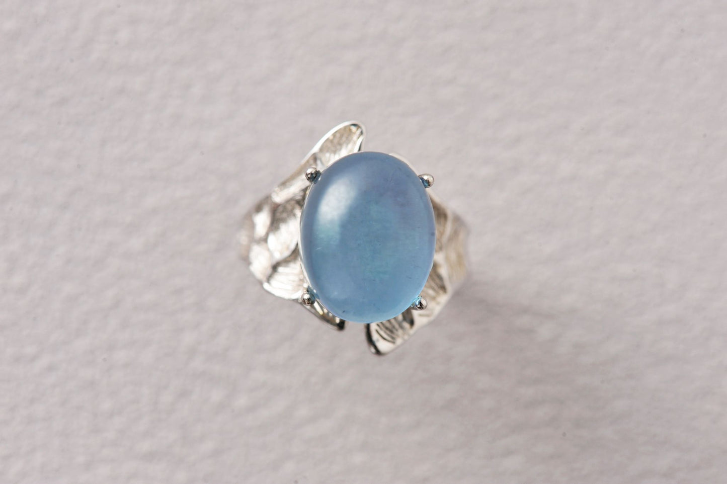 Pakistan Aquamarine Crystal Statement Ring
