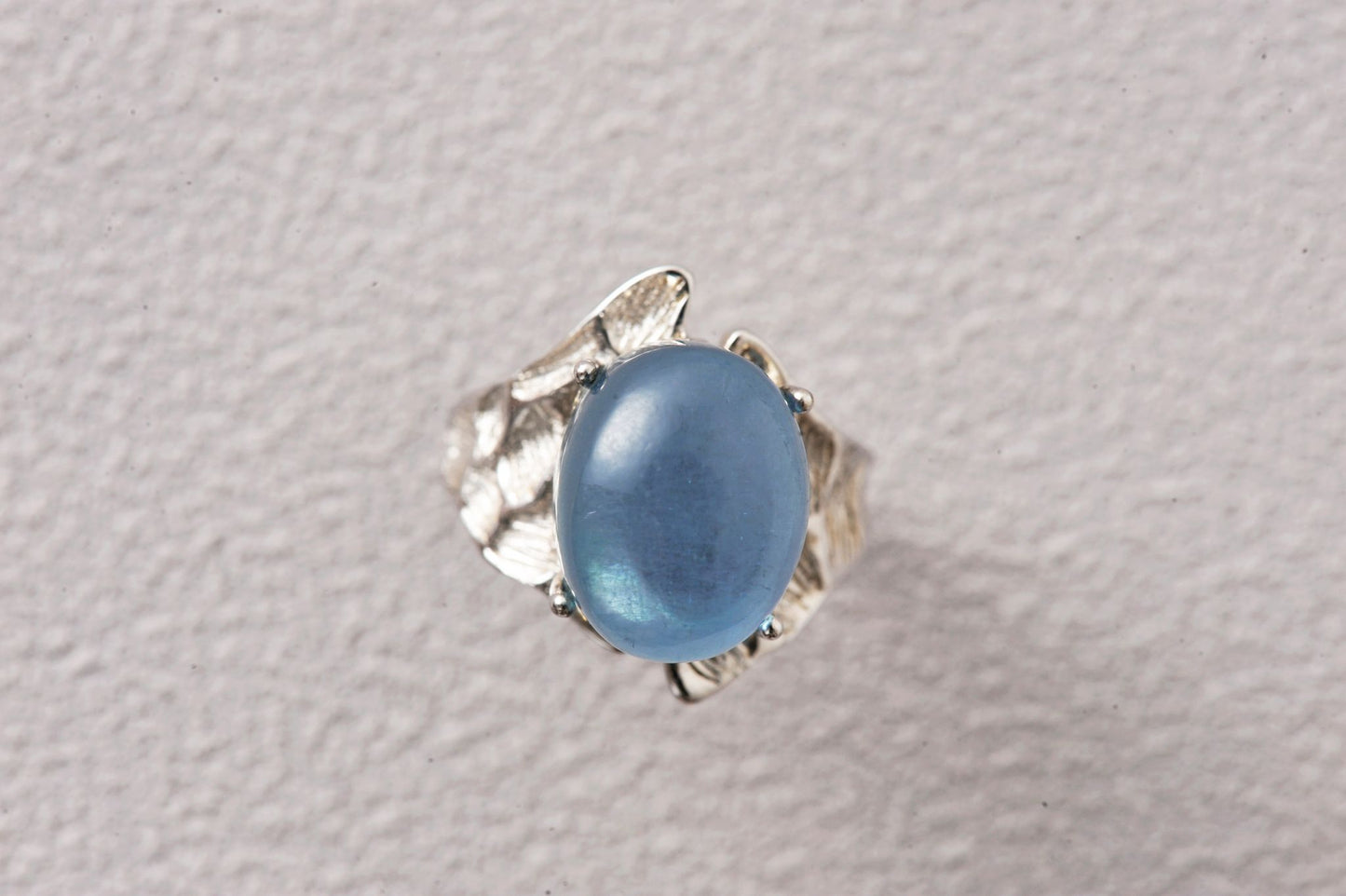 Pakistan Aquamarine Crystal Statement Ring