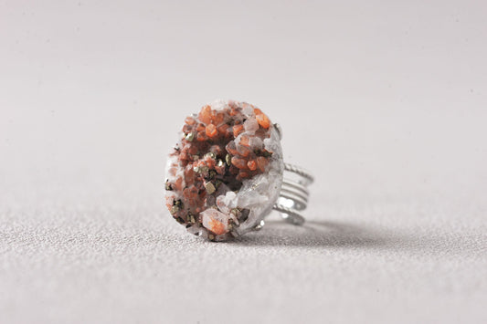 Intergrown Gold & Light Specimen Ring