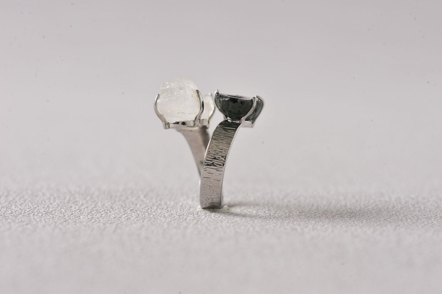 Resonant Duality Geode Crystal Ring