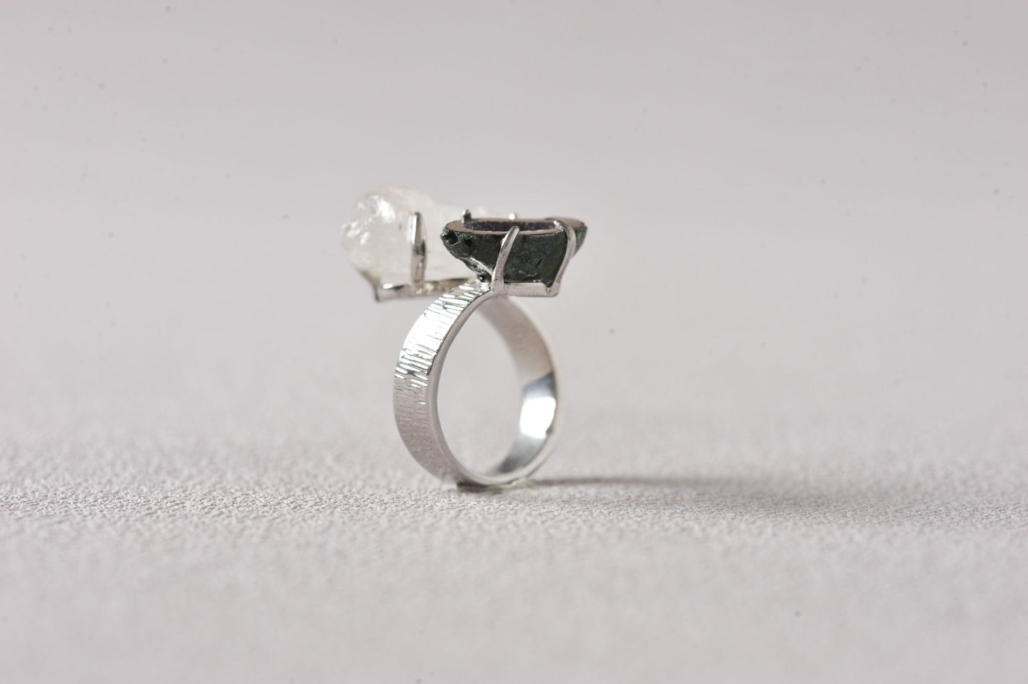 Resonant Duality Geode Crystal Ring