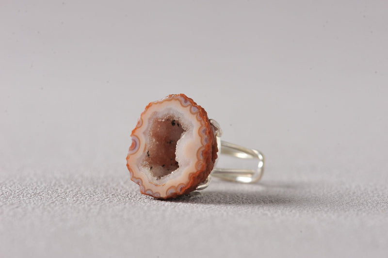 Aura Bloom Laguna Geode Agate Ring