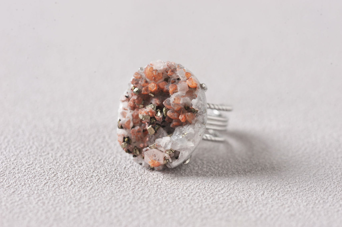 Intergrown Gold & Light Specimen Ring