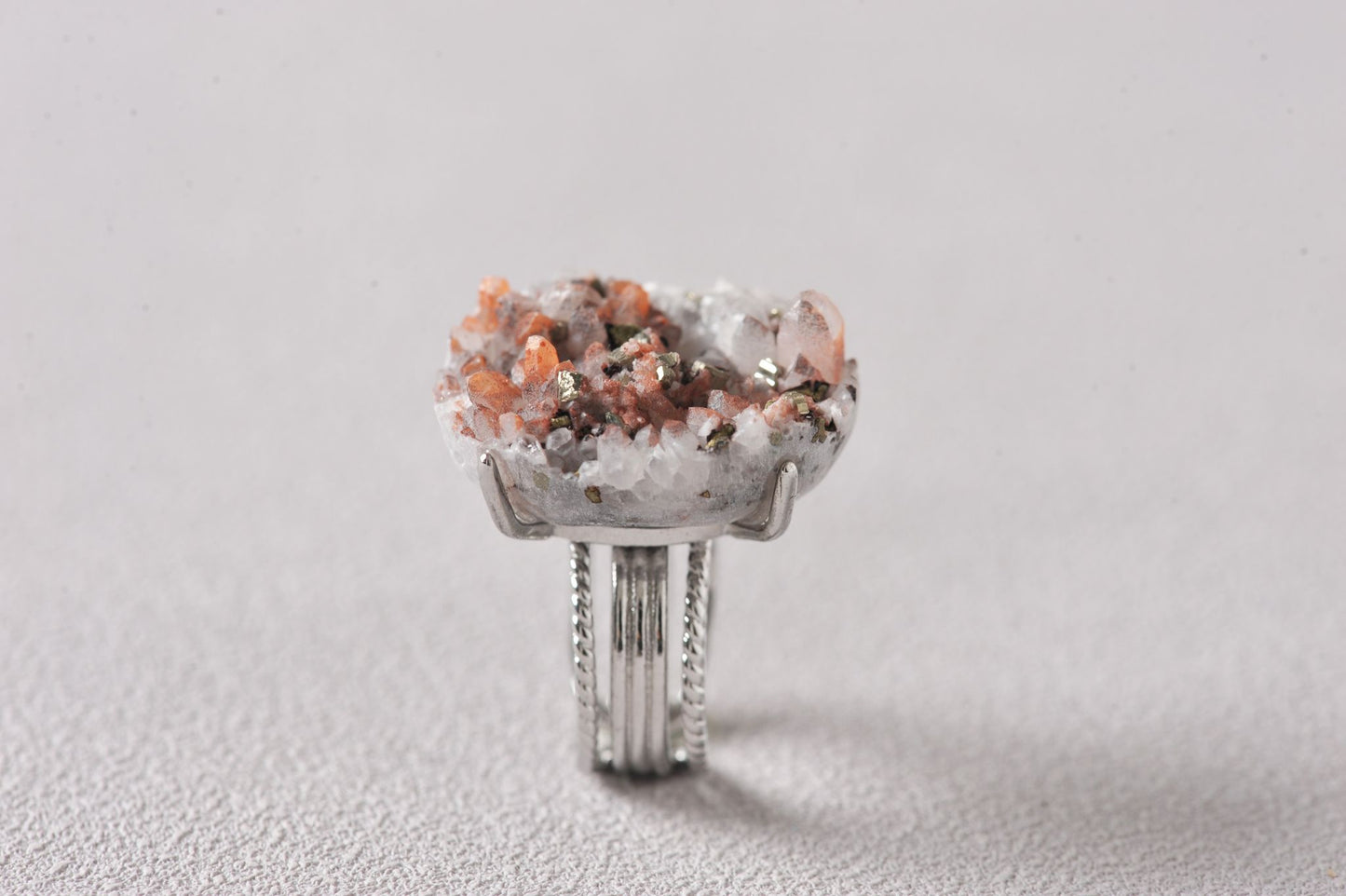 Intergrown Gold & Light Specimen Ring