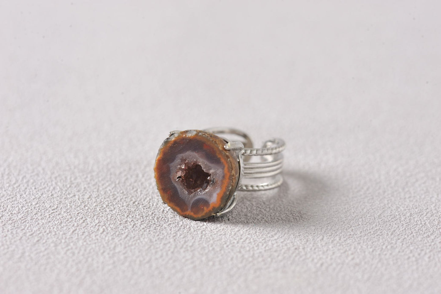 Resonance Dome Geode Ring