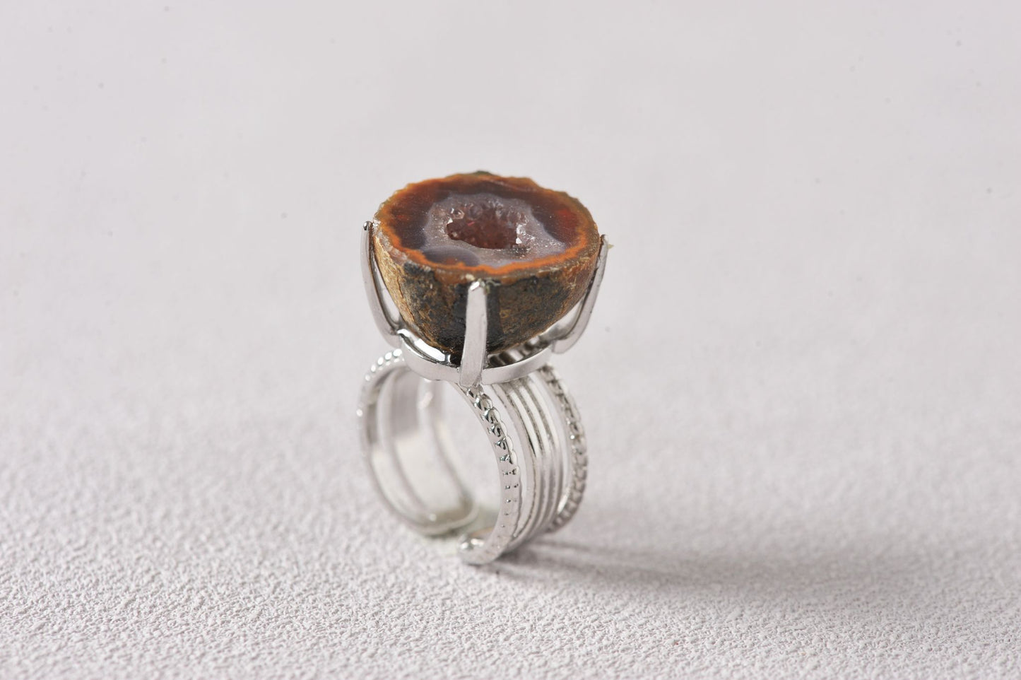 Resonance Dome Geode Ring