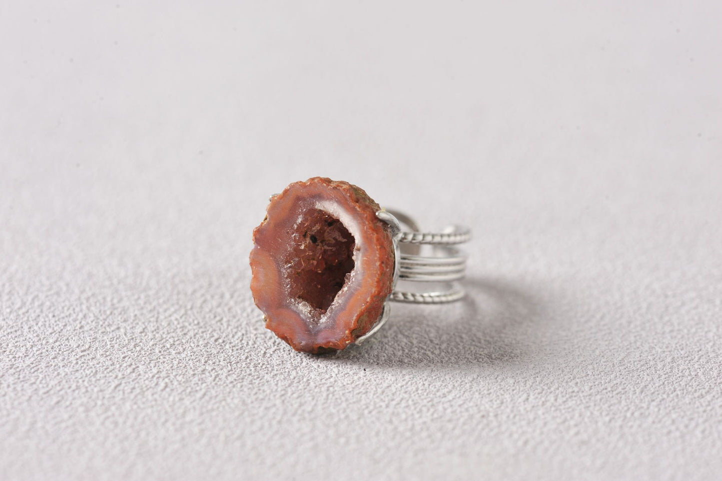 Resonance Dome Geode Ring