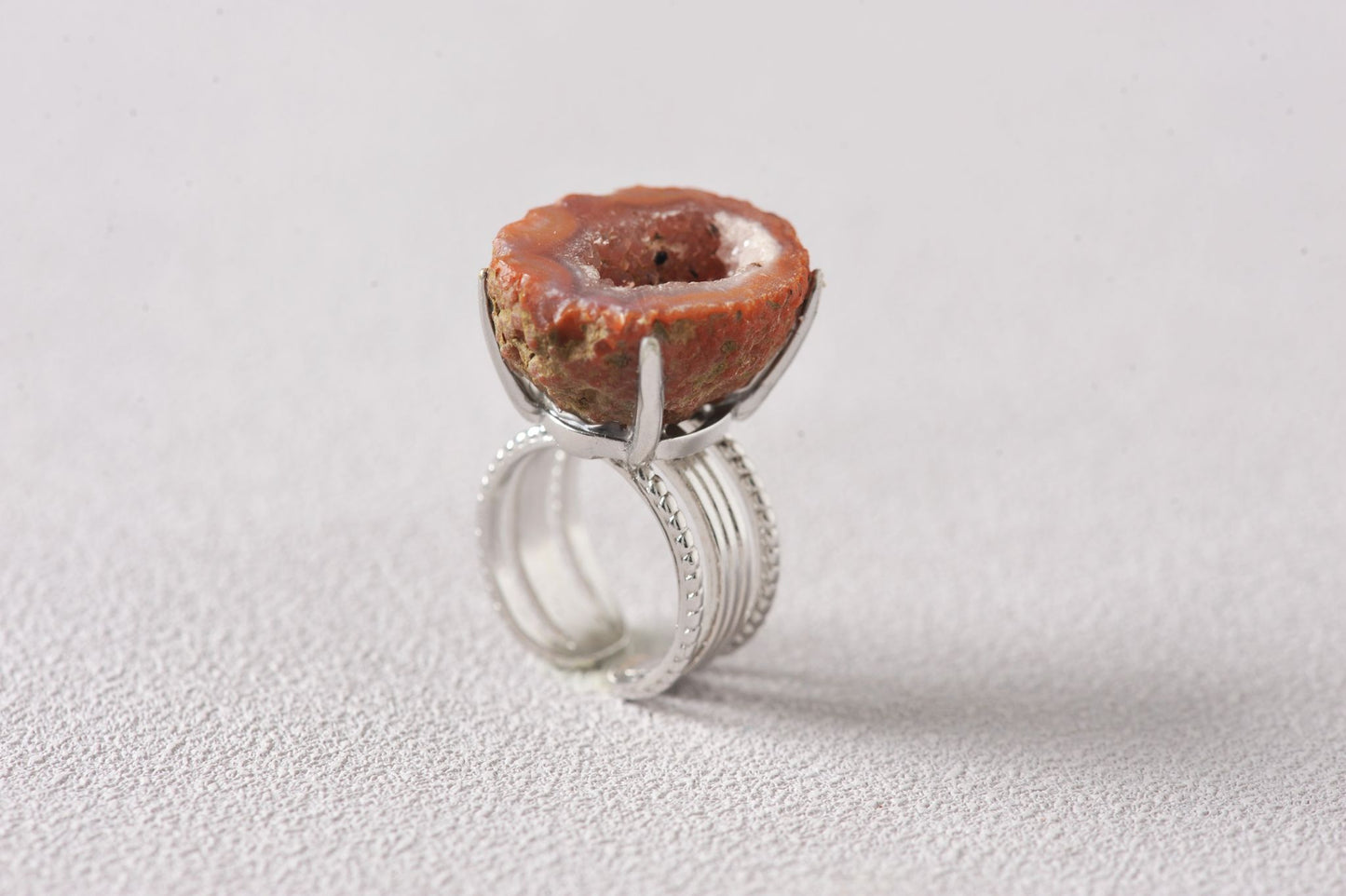Resonance Dome Geode Ring