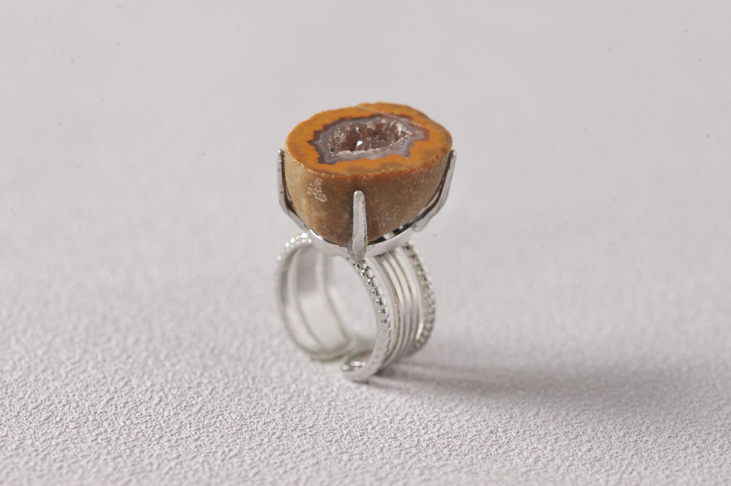 Resonance Dome Geode Ring