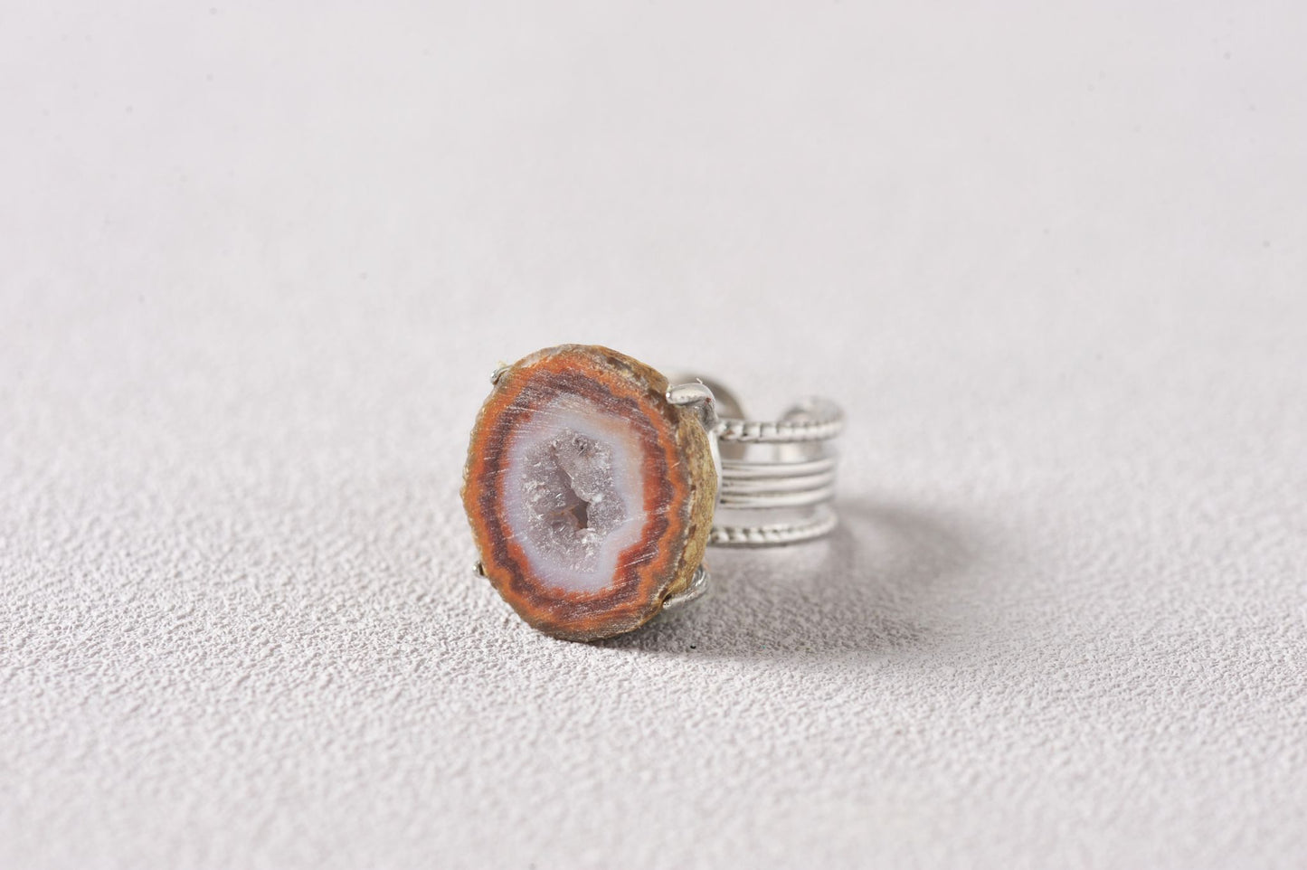 Resonance Dome Geode Ring