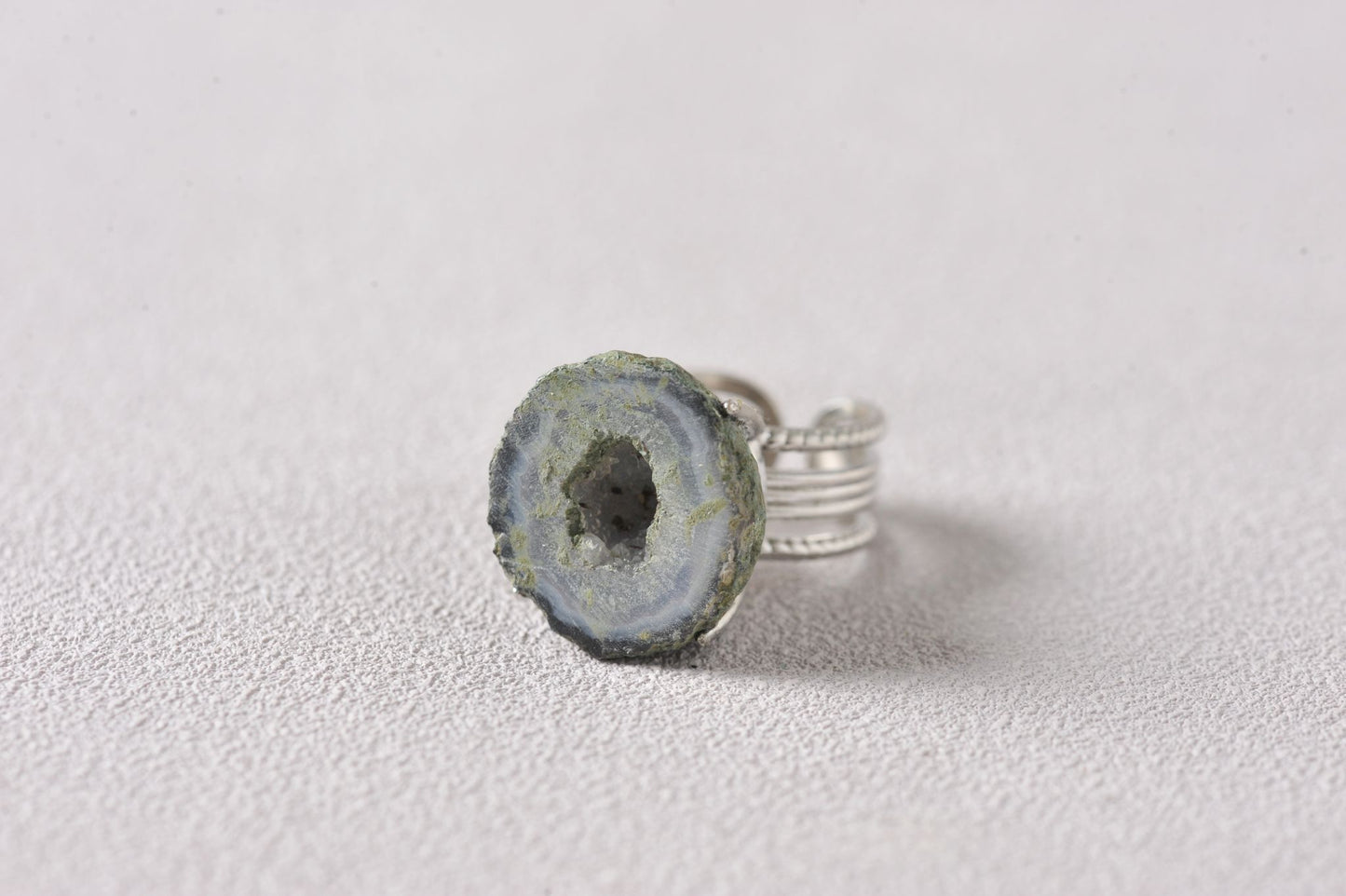 Resonance Dome Geode Ring