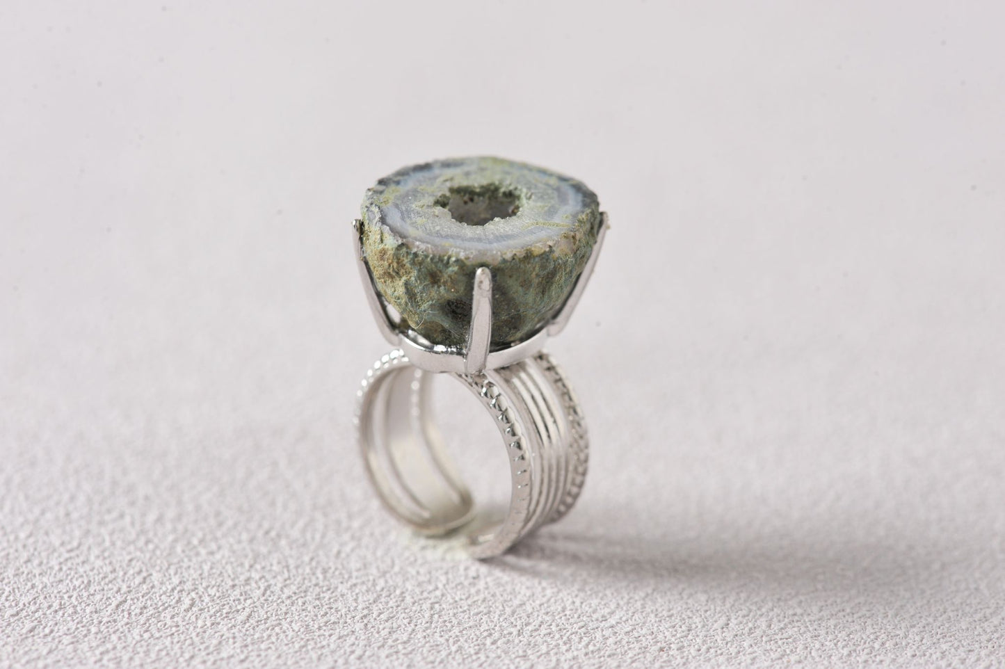 Resonance Dome Geode Ring