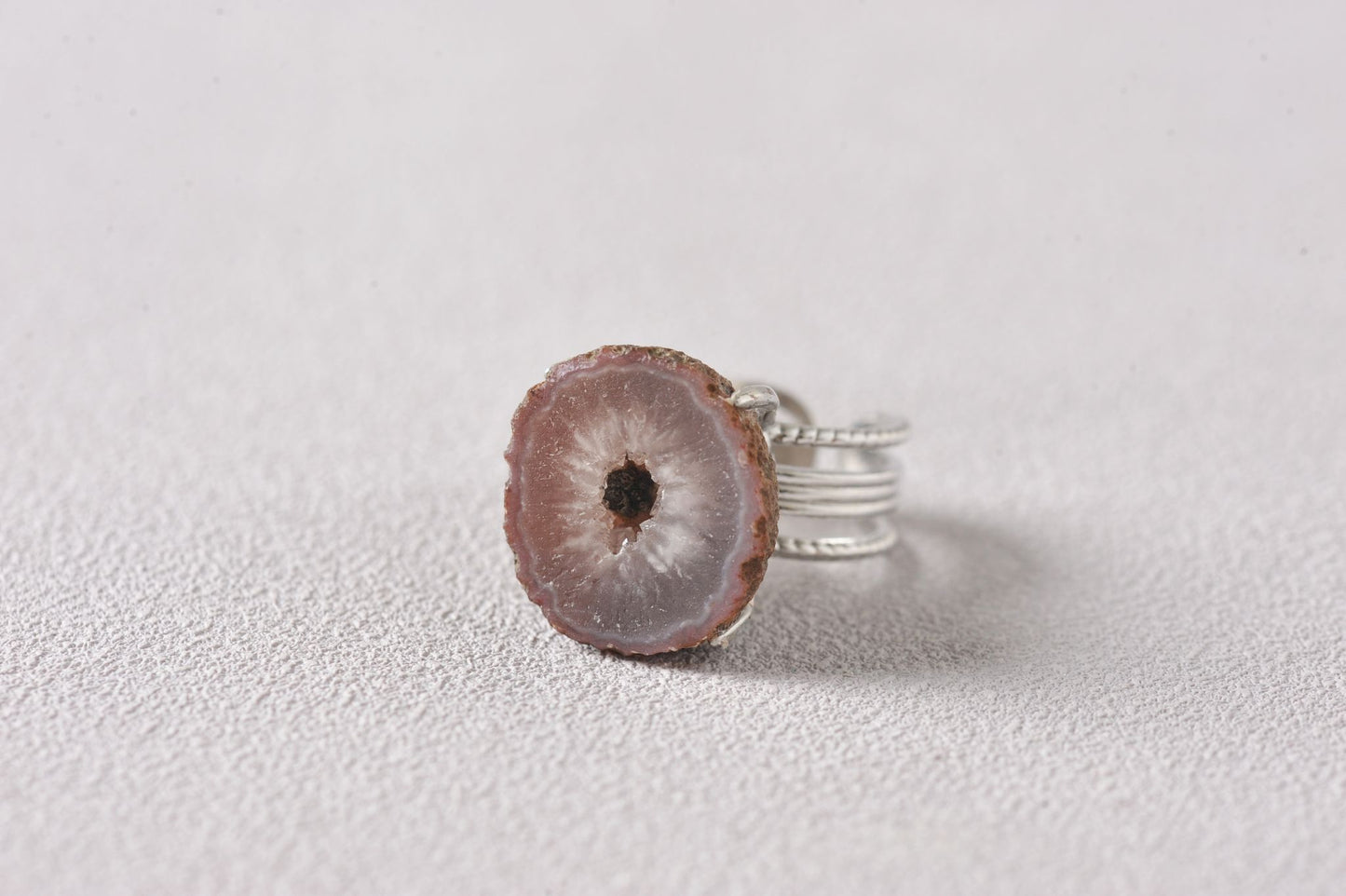 Resonance Dome Geode Ring