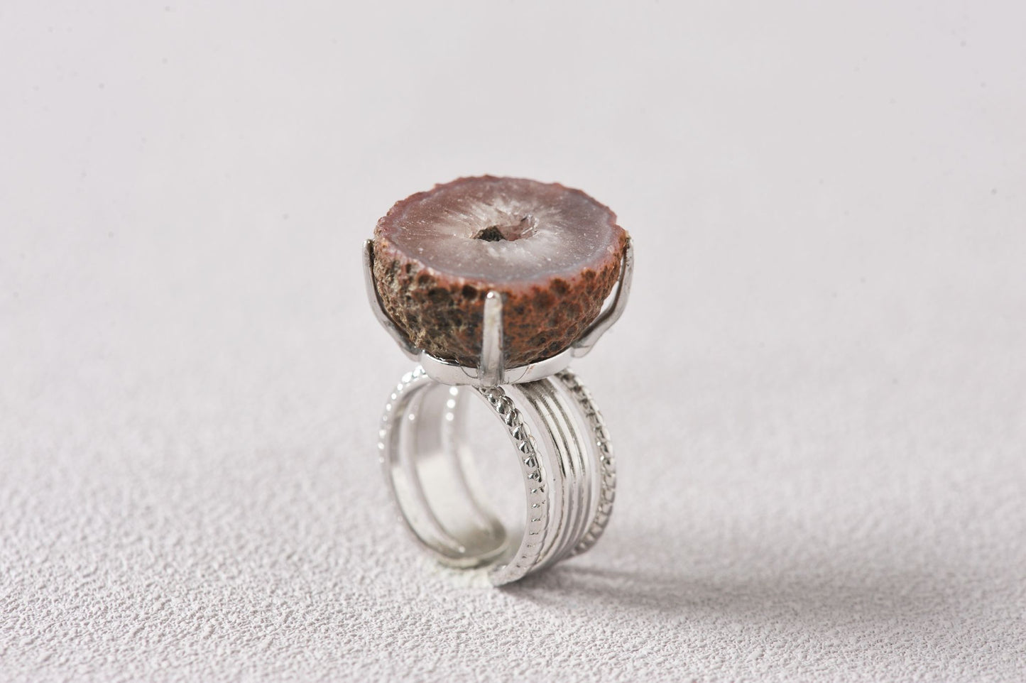 Resonance Dome Geode Ring