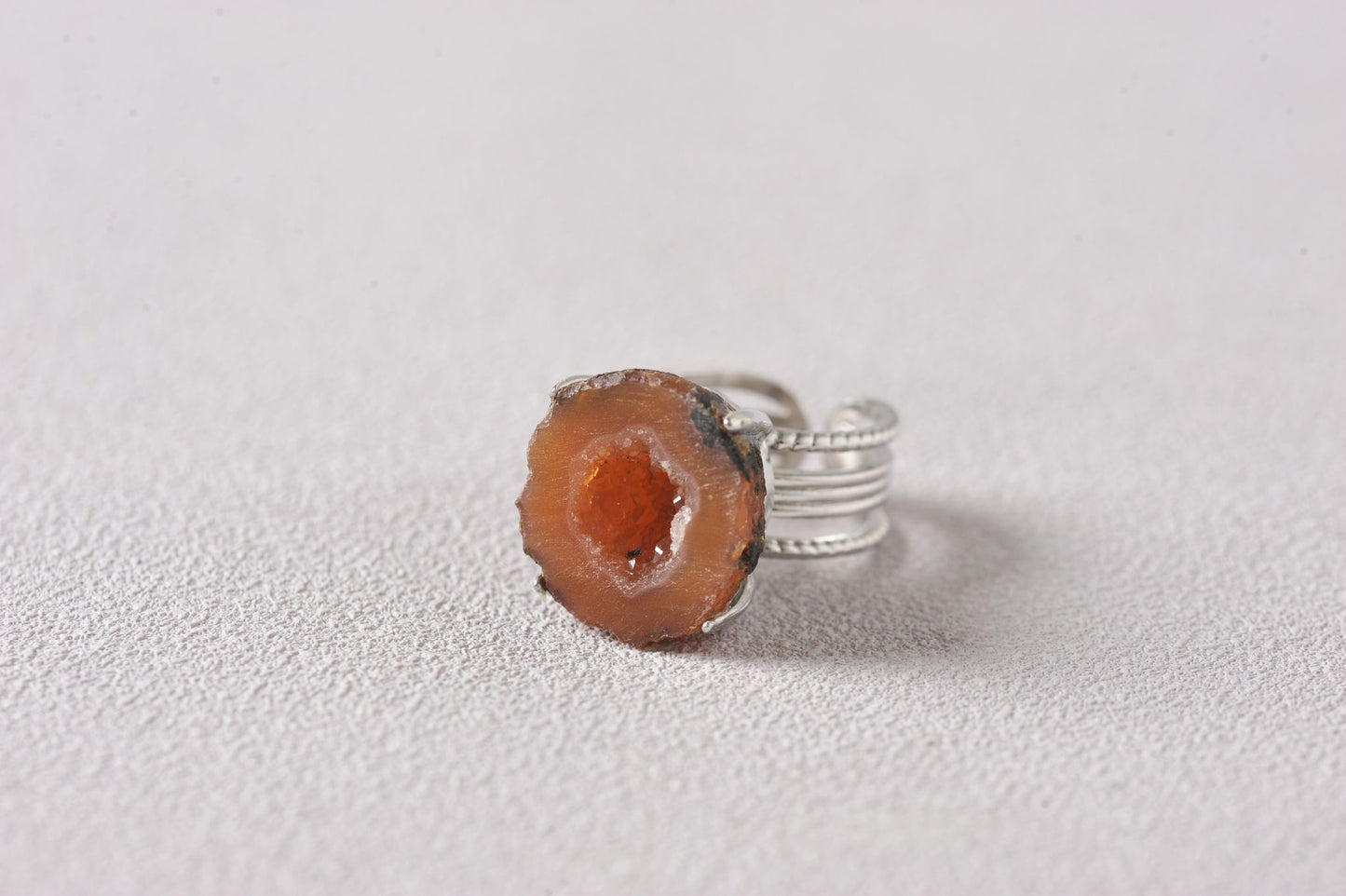 Resonance Dome Geode Ring