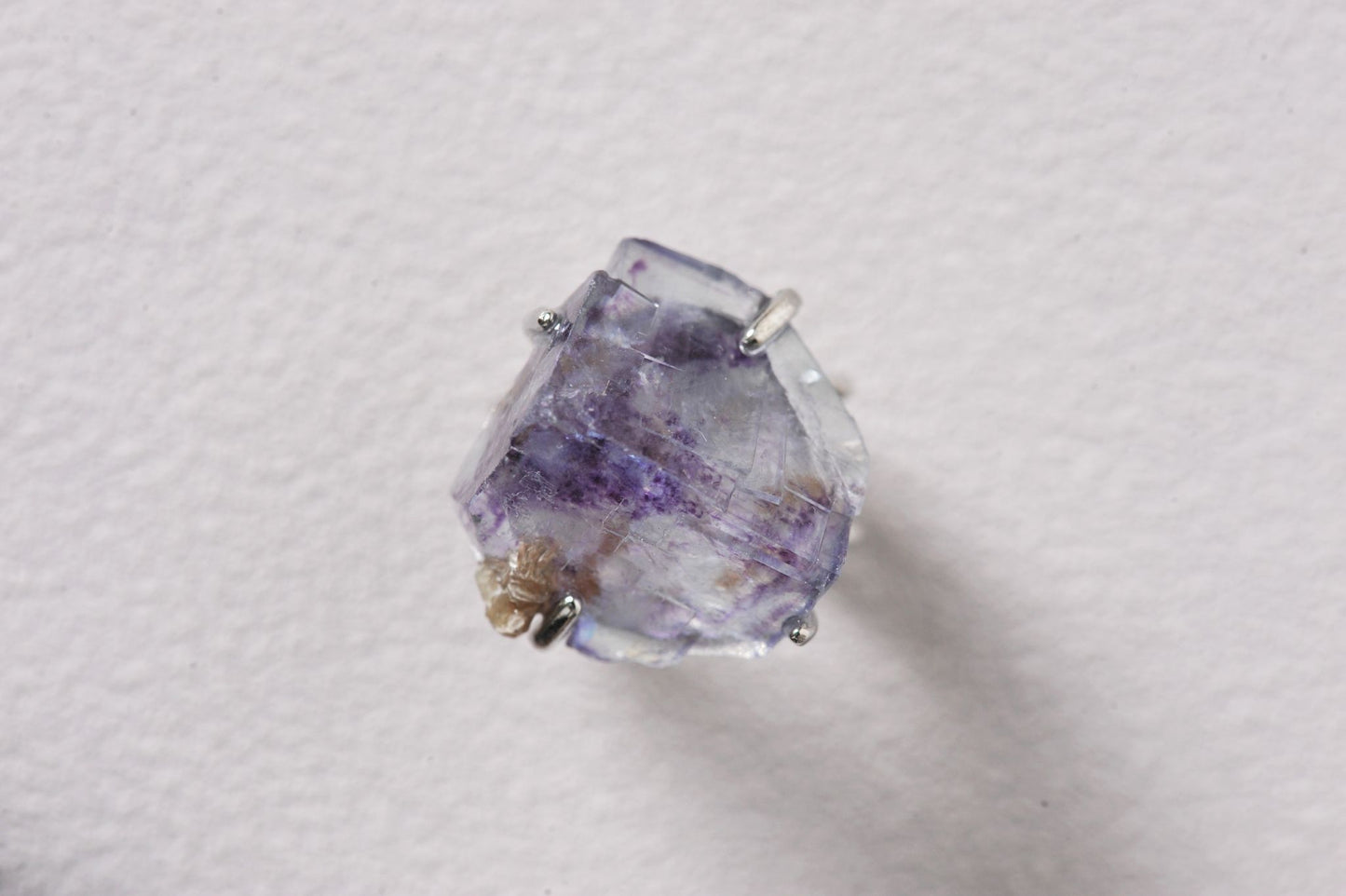 Higher Insight Fluorite Pyramid Ring
